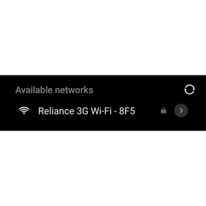 Reliance 3G Wifi Card
