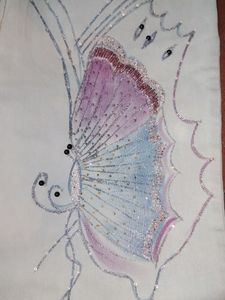 Butterfly Embroidery Jeansh