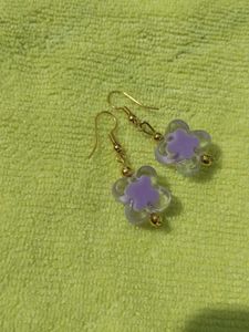 Purple Earings