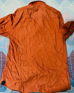 Orange Casual Shirt