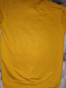 Yellow &#39;Trust Yourself&#39; Graphic Hoodie