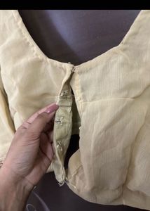 Golden Ready-Made Blouse