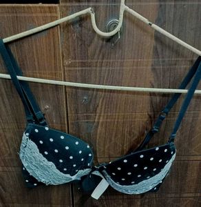 Polka Dot Lace Bra