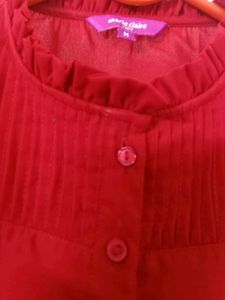 Marie Claire Red Top