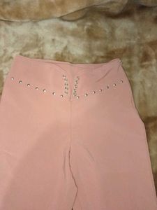 Peach Colour Trouser For Women