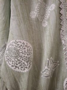 Green kurta and bottom