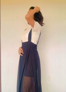 Midi Skirt (Suspender Style)