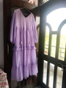 Lavender Tiered Maxi Dress
