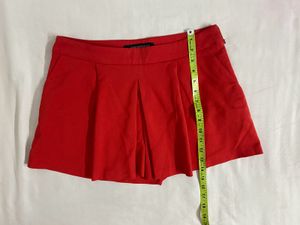 Red Zara Skort waist 32
