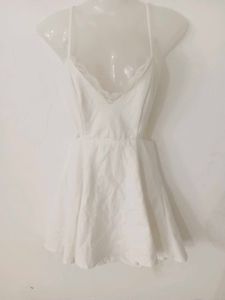 PERFECT EVENING IVORY SKATER DRESS