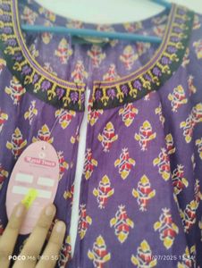 Purple Printed Nighty