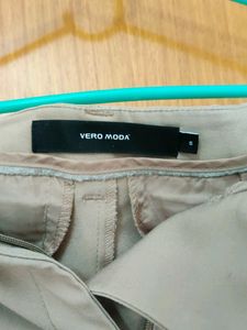 Trousers For Women (Pants, Beige Colour) 30 Waist