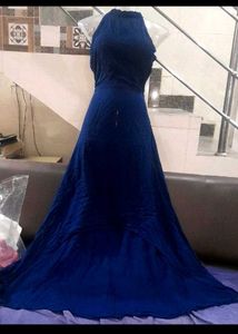 Elegant Navy Blue Midi Dress