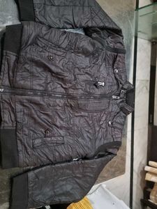 Men BLACK Coat With Detachable Arms