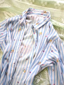 Striped Floral Shirt 💕