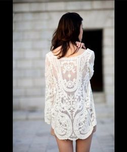 Lace Embroidered Top