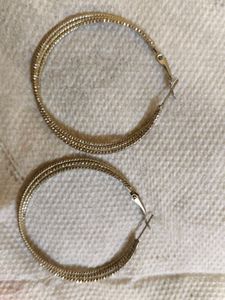 Sparkly Hoop Earrings