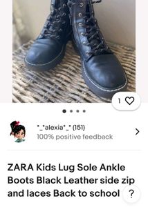 (Zara) Branded Boots For Kid..