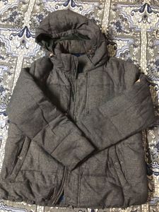 Stylish Gray Puffer Jacket