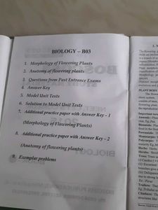 Biology Entrance Exam Study Material 2015