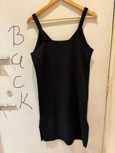 Black Slip Dress - Casual Style