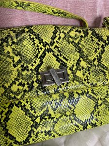 Imported Snake Skin Two Way Bag