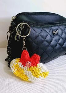 Mini Crochet Keychain Dress