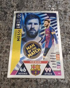 Very Rare UCL MOTM Lionel Messi Card