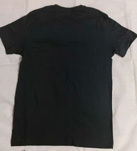 Mens Black Printed Tshirt