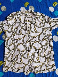 Chain Print Top
