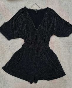 Sparkly Black Romper