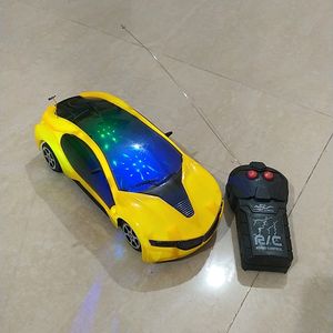 Remote Control Car 3d Lights Yellow