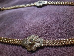 Elegant Gold-Tone Statement Necklace