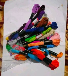 Embroidery Threads 24 Pcs (12 Color)