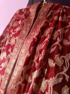 original Banarasi pallzo Suit with heavy dupatta.