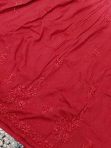 Dobby Cotton Handwork Chickenkari Frock