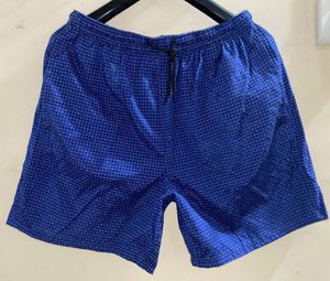 Men Blue Short