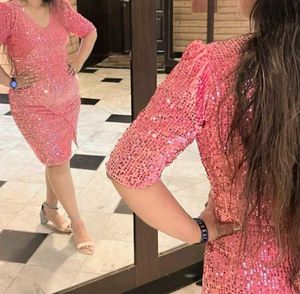 Beautiful Baby Pink Bodycon Dress
