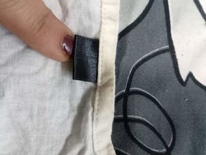Off White Cotton Kurta For Women In L Size