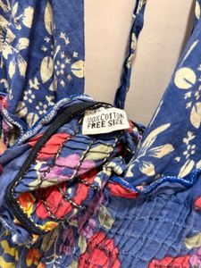 Beautiful Boho Floral Print Halter Dress