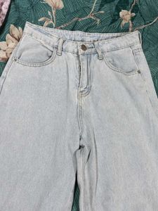 Light Wash Wide Leg Jeans