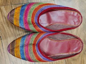Colorful Embroidered Flats