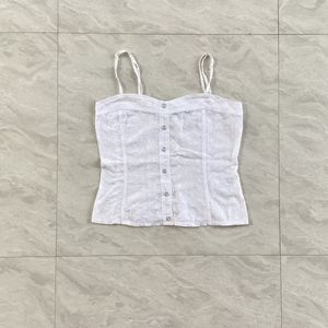 Coquette Cottagecore Korean Eyelet Pinterest Top