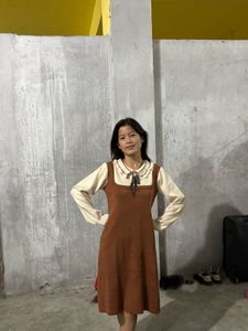 Brown Bow Sweater