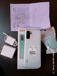 Redmi Note 10 4GB/64GB (Frost White) + Free Earpod