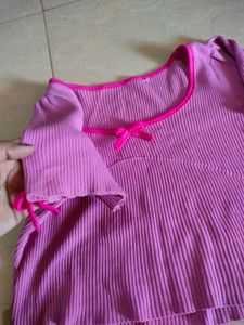 Savana Bow Pink Top 💕🦄🦩🌺🌸💗