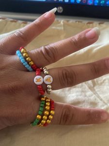 Customisable Colourful Stretchable Rings