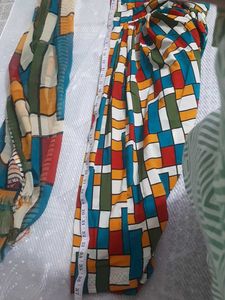 Colorful Striped Salwar Kameez(Never Used)