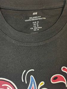 H&amp;M Unisex Printed Oversize Tee ❤️‍🔥🔥