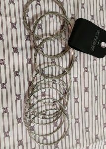 Silver Bangles